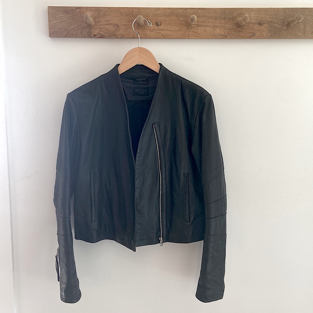 Tiger of Sweden -  Black Leather Jacket